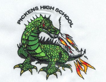 embroidery digitizing dragon design